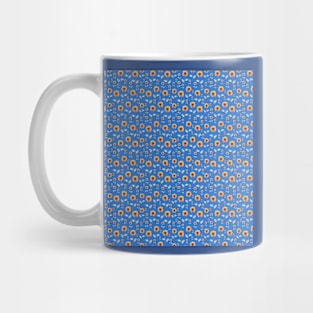 Sunflower Field - Bright Blue Mug